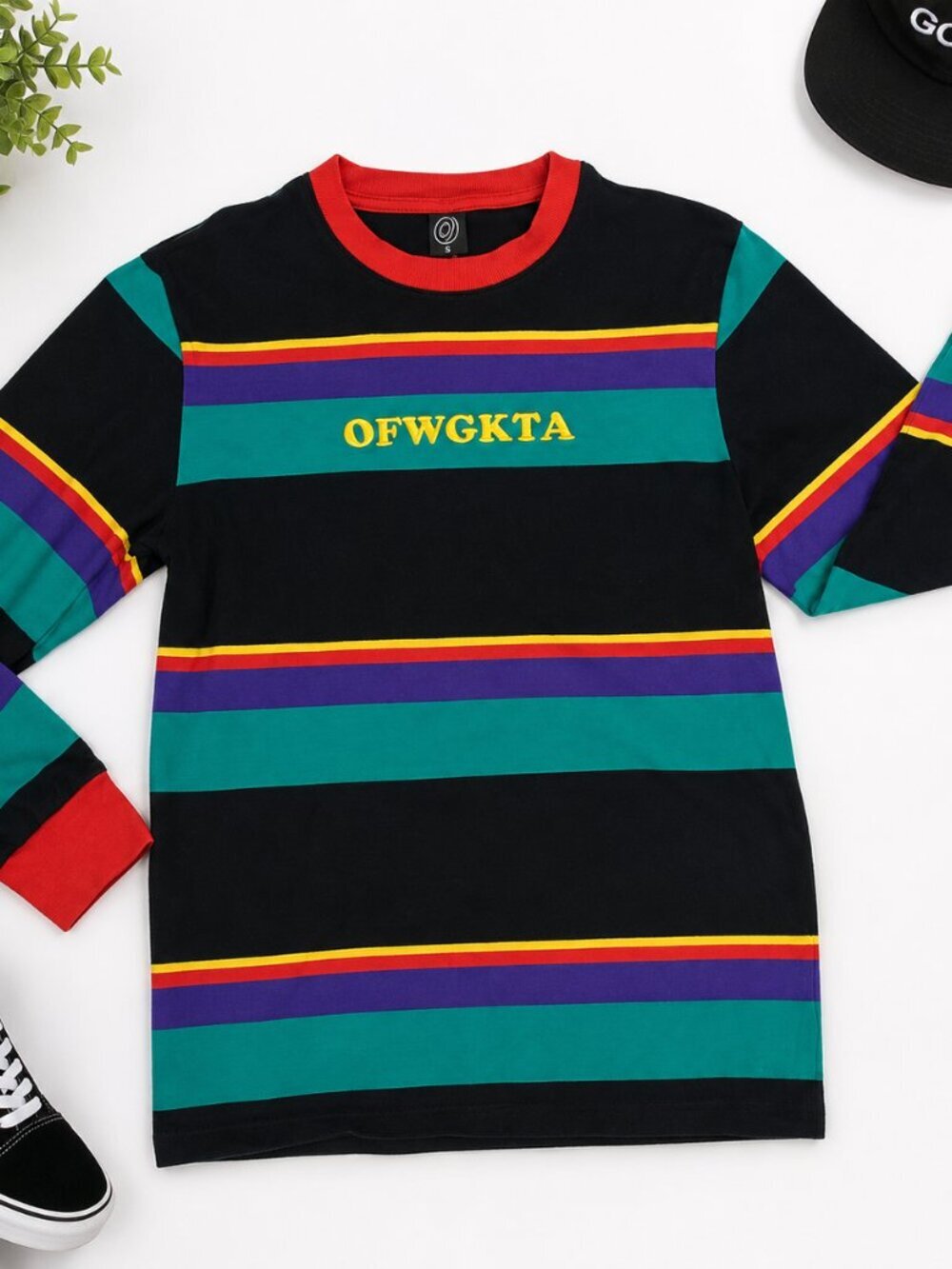 OFWGKTA Striped Long Sleeve Tee Small Odd Future Golf Wang Style Shirt